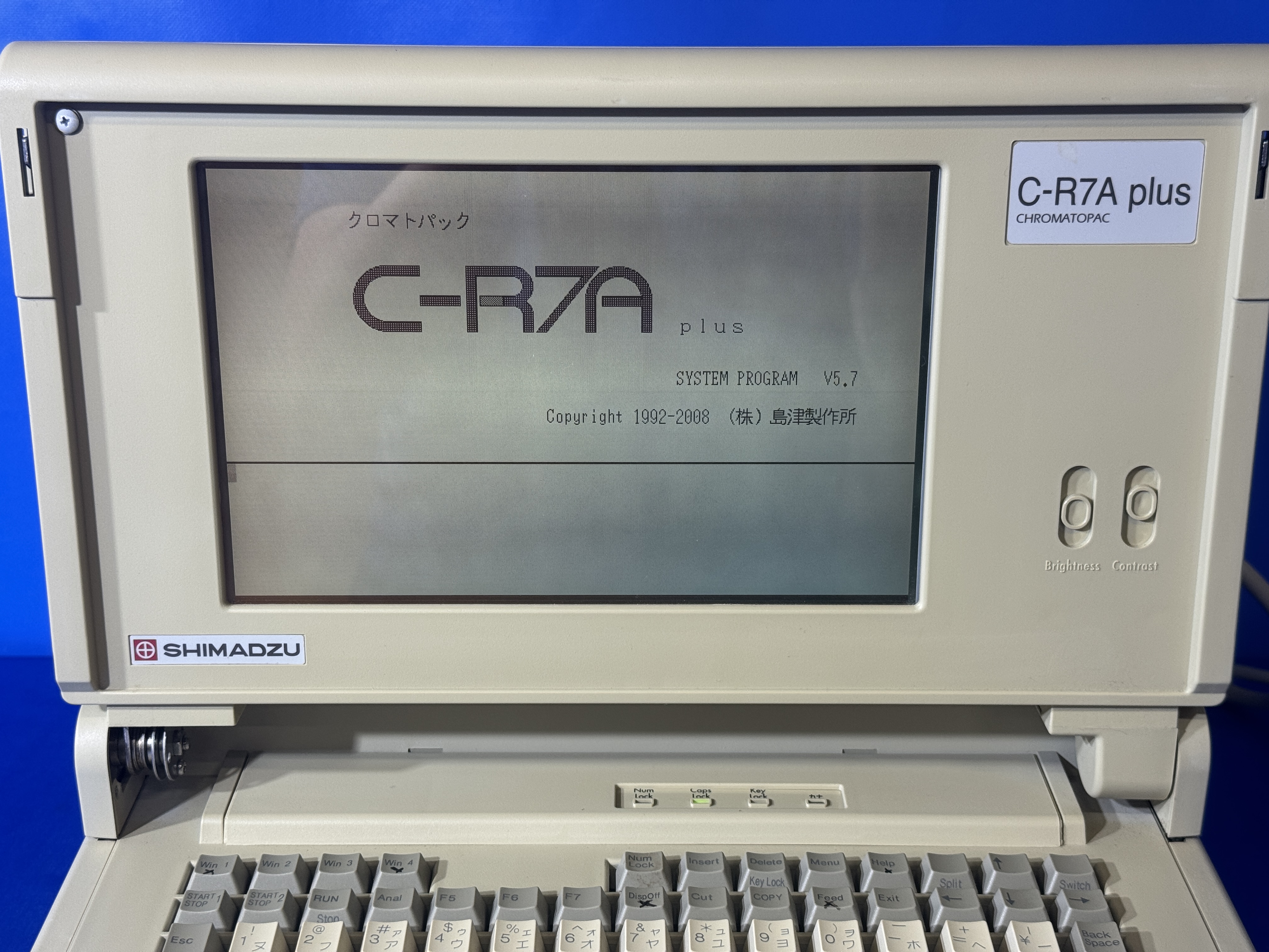 C-R7A plus CHROMATOPAC ノートパソコン ジャンク 液体クロマトグラフ クロマトパック | 中古機器・試薬ならコラボメーカー